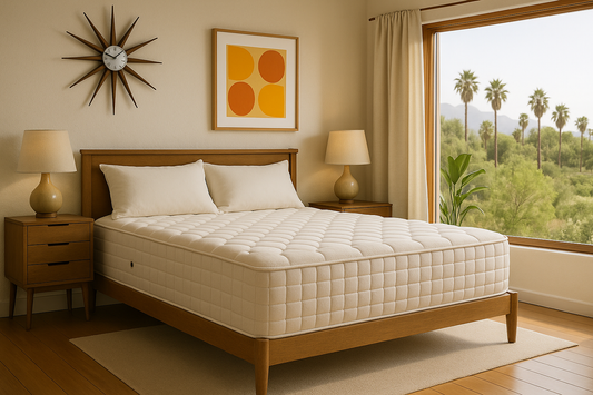 Image of Churchill and Smith Natural Mattress in a bedroom setting