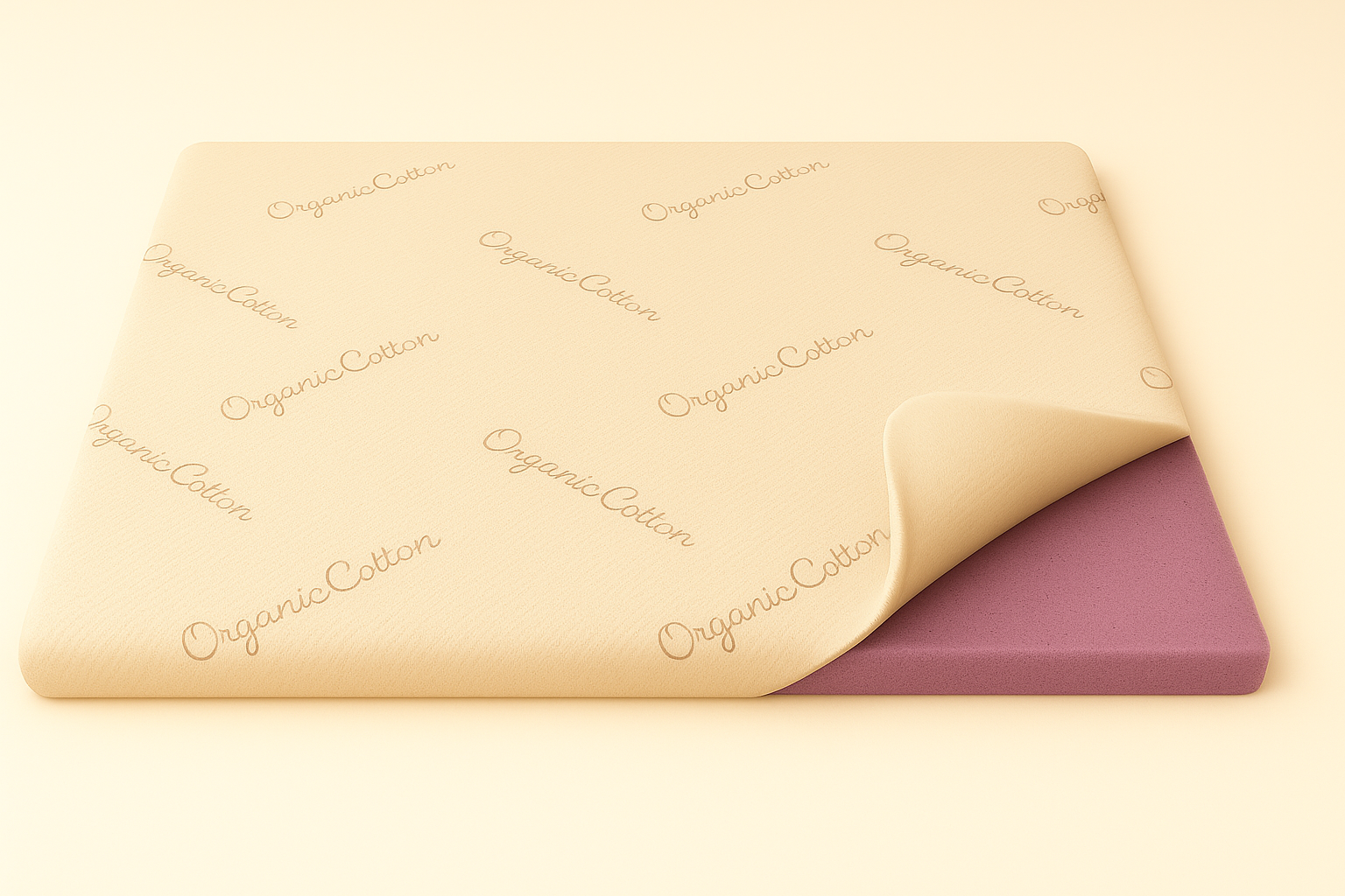 Image of Loving Sleep Rebound Foam Topper showing the material layers