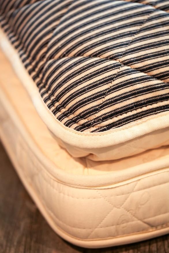 Image of corner of organic pet bed - extra large