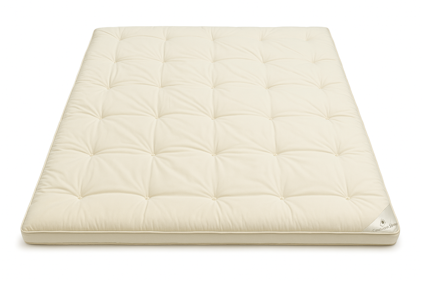 Image of the wool filled latex topper